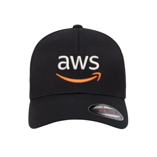 Picture of Amazon AWS Logo Embroidered Flexfit Hat