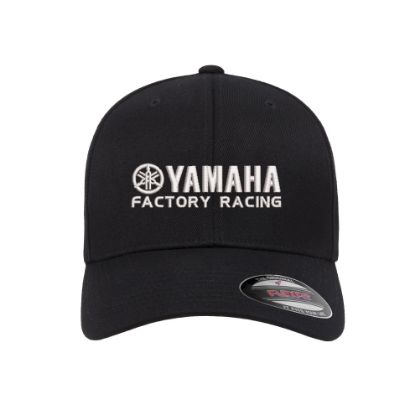 Picture of Yamaha Factory Racing Logo Embroidered Flexfit Hat