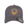 Picture of Grateful Dead Orange Skull Logo Embroidered Flexfit Hat