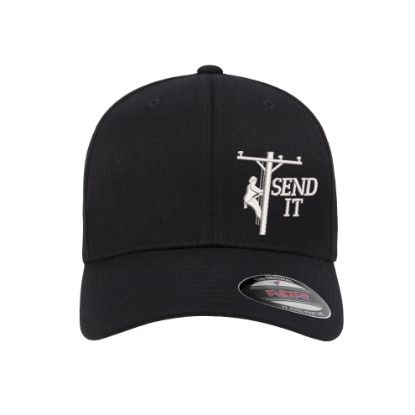 Picture of Send It Lineman Logo Embroidered Flexfit Hat