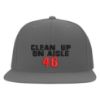 Picture of Clean Up On Aisle 46 Logo Embroidered Flexfit Hat