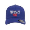 Picture of Clean Up On Aisle 46 Logo Embroidered Flexfit Hat