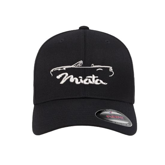 Picture of Mazda Miata Logo Embroidered Flexfit Hat