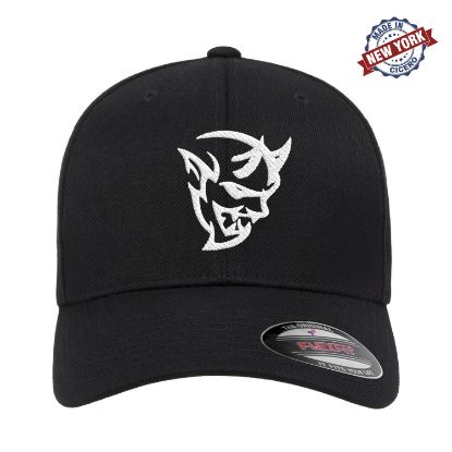 Picture of Dodge Demon Logo Embroidered Flexfit Hat