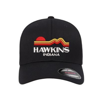 Picture of Hawkins Stranger Things Logo Embroidered Flexfit Hat