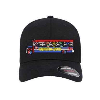 Picture of Grateful Dead Bears on Tour Bus Logo Embroidered Flexfit Hat