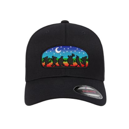 Picture of Grateful Dead Moondance Logo Embroidered Flexfit Hat
